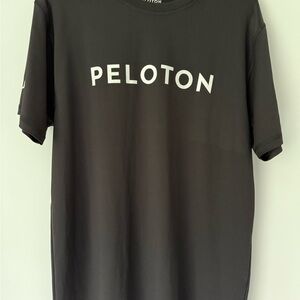 Peloton Black Short-Sleeve Logo Tee